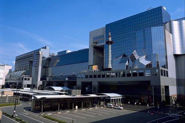Kyoto Station exterior in Kyoto, Japan